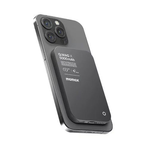 अल्ट्रा-पातलो चुम्बकीय वायरलेस पावर बैंक दुई-तरफा फास्ट चार्जिङ मोबाइल पावर सप्लाई