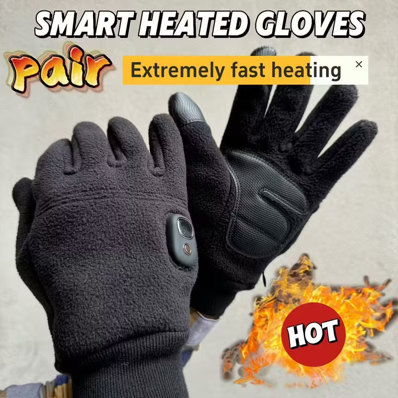 मोटो कार्य पञ्जा, भित्री ब्याट्री तातो प्रणालीसहितका बिजुली तातिने पञ्जा — हात तातो राख्नका लागि।