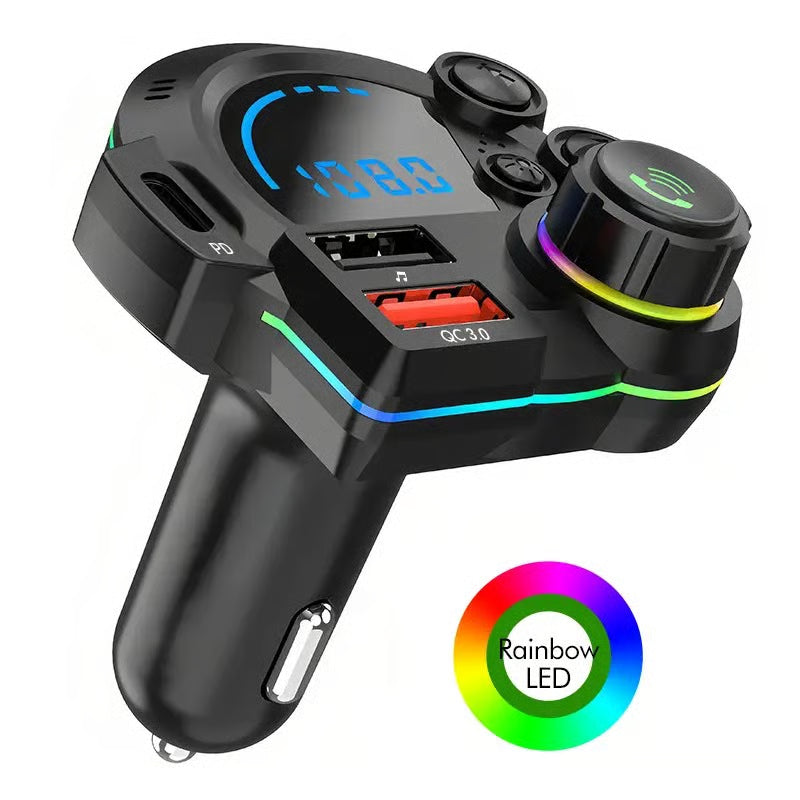 PD 30W Type-C Car Charger & Bluetooth 5.3 FM Transmitter
