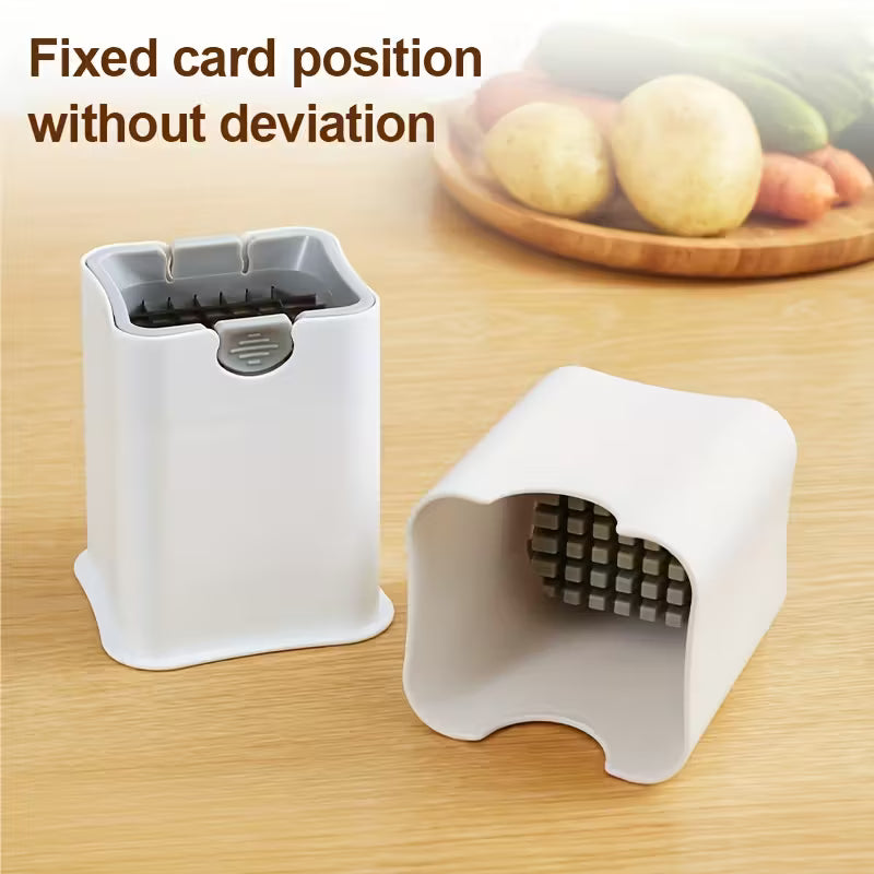 49-Slot Potato Cutter, a Stainless Steel Potato Slicing Tool