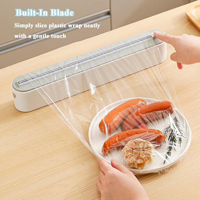 Magnetic Wrap Dispenser with Cutter