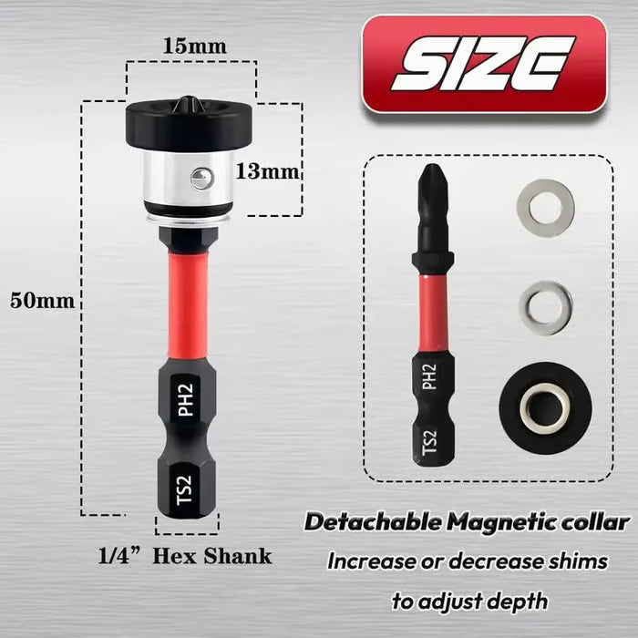🔩 Drywall Bit Attachment with Depth Stop