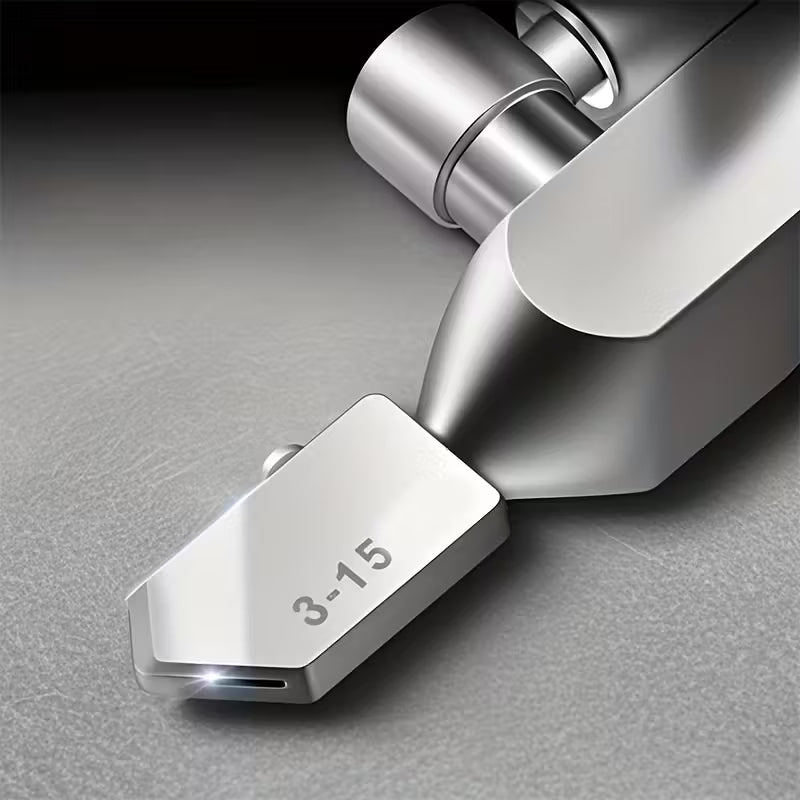 २-इन-१ म्यानुअल ग्लास र टाइल काट्ने उपकरण (डायमण्ड रोलर व्हिल सहित)