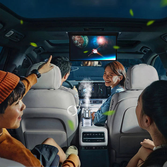 स्मार्ट अल्ट्रासोनिक कार फ्रेशनर - ५ सेटिङहरू र स्वतः अन/अफ