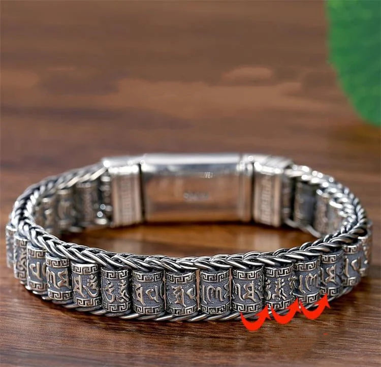 🔥 Bracelet with a lucky prayer wheel