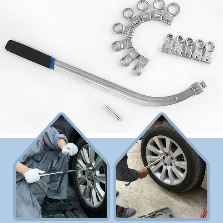 🔥15 Piece Portable Replaceable Head Belt Wrenches Set