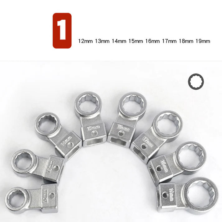 🔥15 Piece Portable Replaceable Head Belt Wrenches Set
