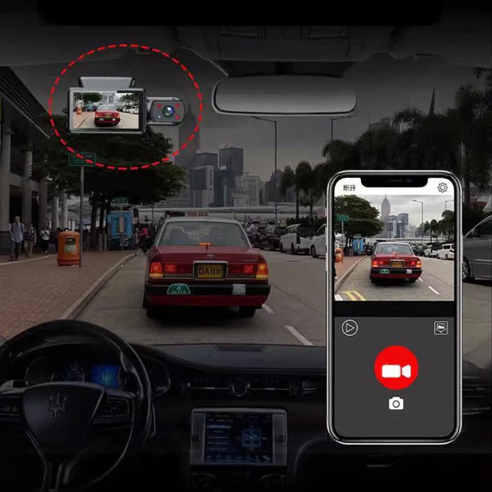 ३-च्यानल HD ड्यास क्यामरा