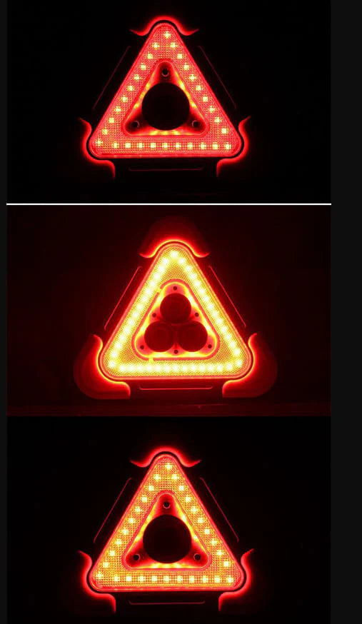 3D emergency warning light with COB LED