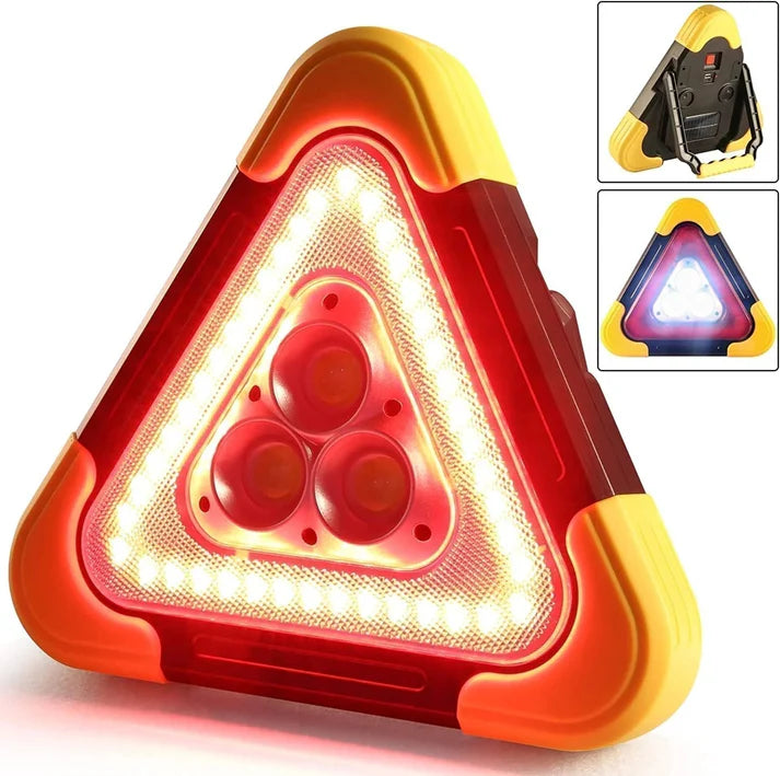 3D emergency warning light with COB LED