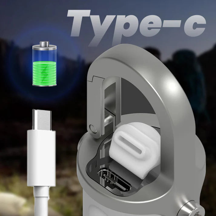 🔥तातो बिक्री🔥 1200LM अत्यधिक उज्यालो मिनी कीचेन टर्च – वाटरप्रूफ