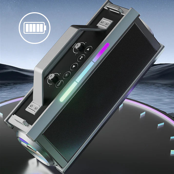 200W ब्लुटुथ कराओके स्पिकर वायरलेस माइक्रोफोन सहित