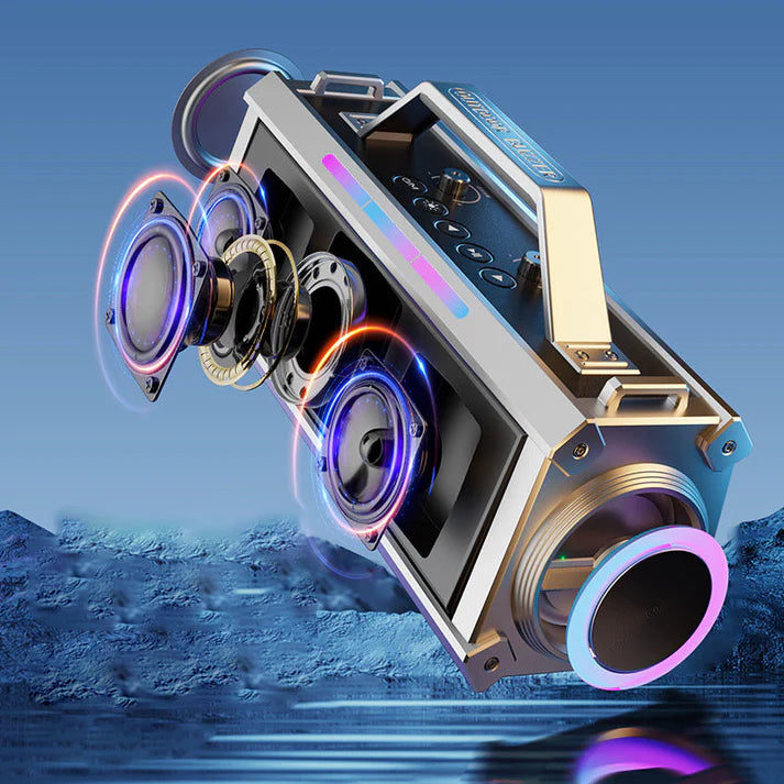 200W ब्लुटुथ कराओके स्पिकर वायरलेस माइक्रोफोन सहित