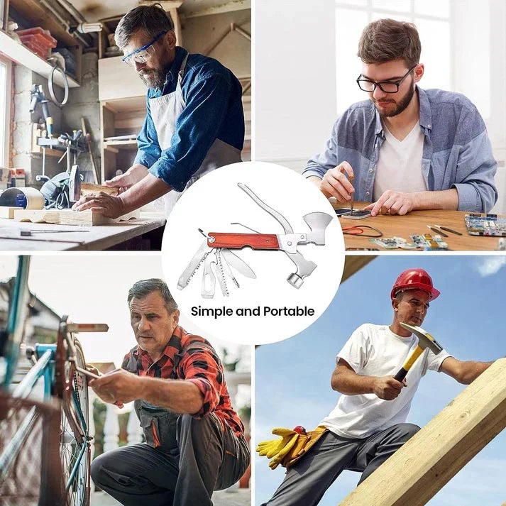 16-इन-1 पोर्टेबल क्लॉ ह्यामर मल्टिटूल