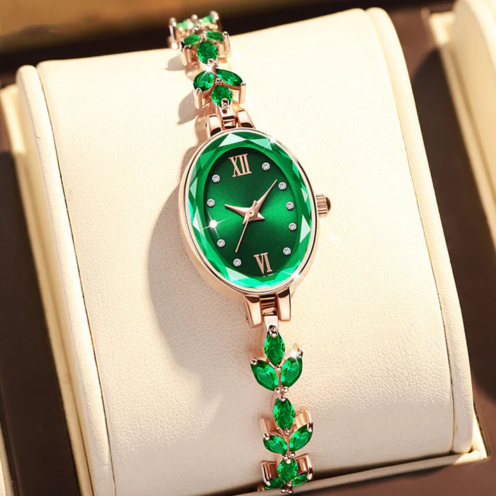 महिलाहरूको आकर्षक पानीप्रतिरोधी क्वार्ट्ज घडी