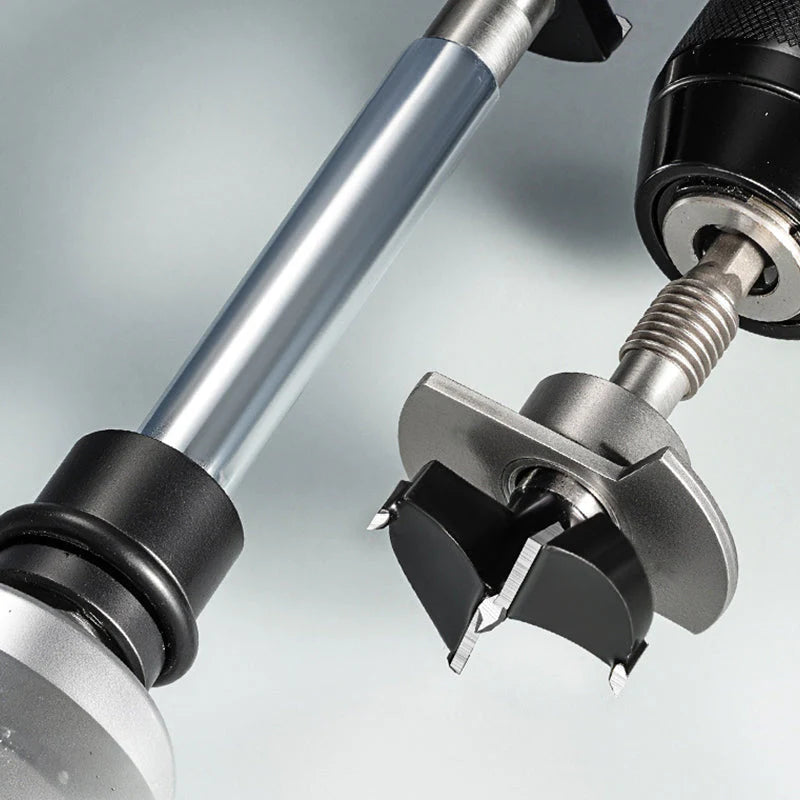 3-in-1 Anti-Slip Hex Shank Wood Hole Saw Kit