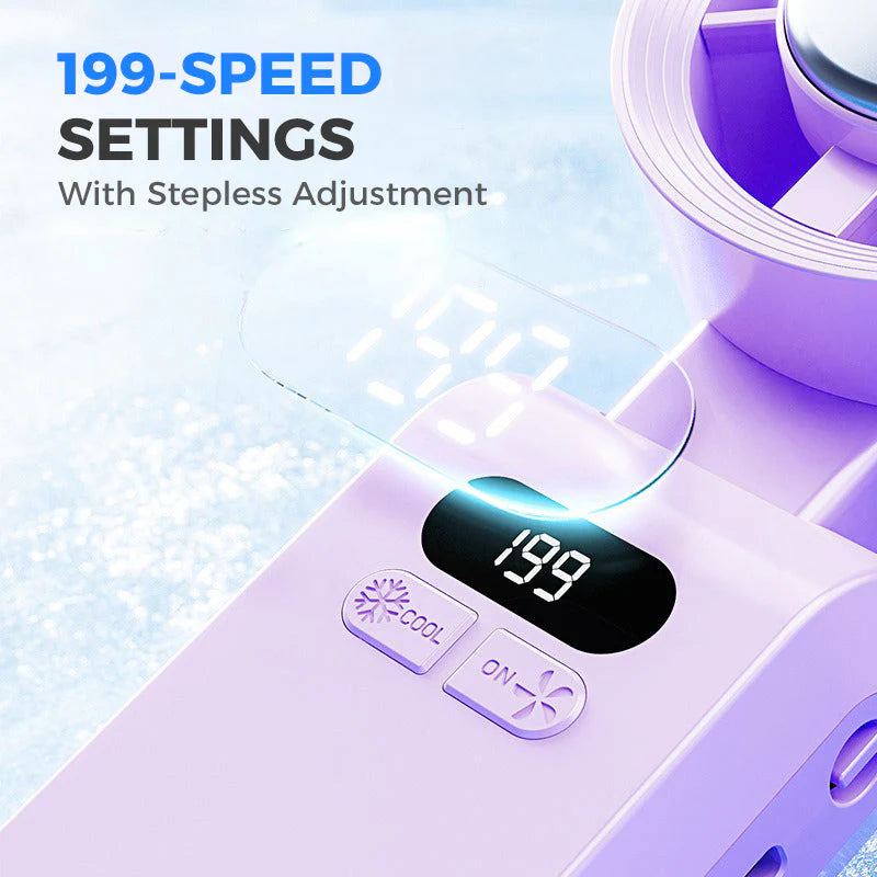 🧊Handheld Portable Fan with Ice Cooler