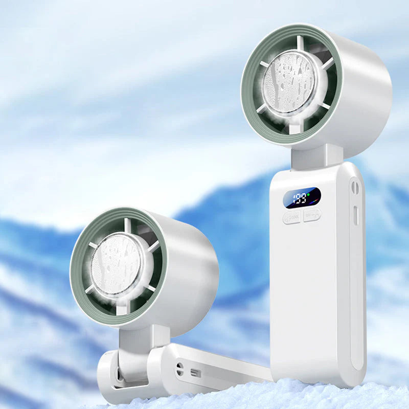 🧊Handheld Portable Fan with Ice Cooler
