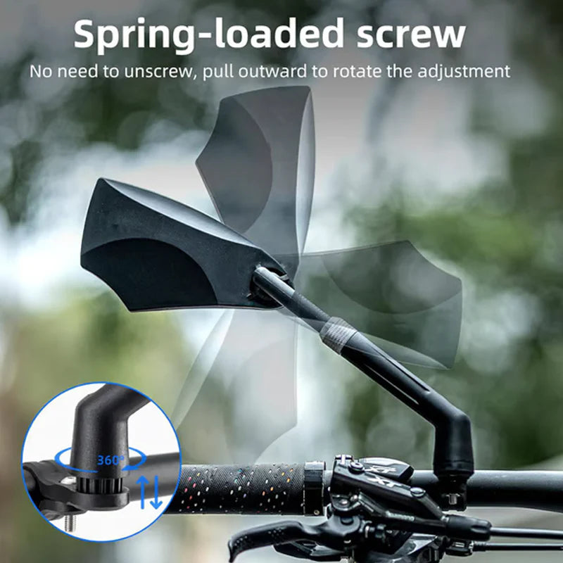 360° Adjustable Handlebar Bike Mirror