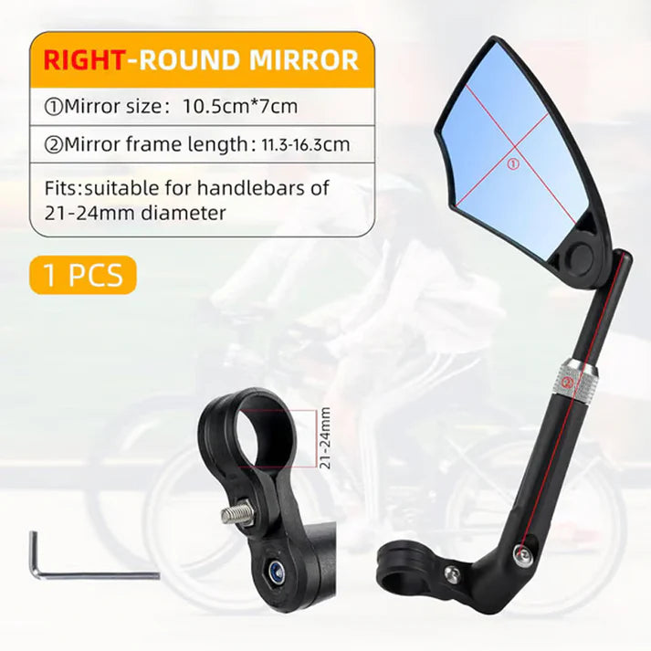 360° Adjustable Handlebar Bike Mirror