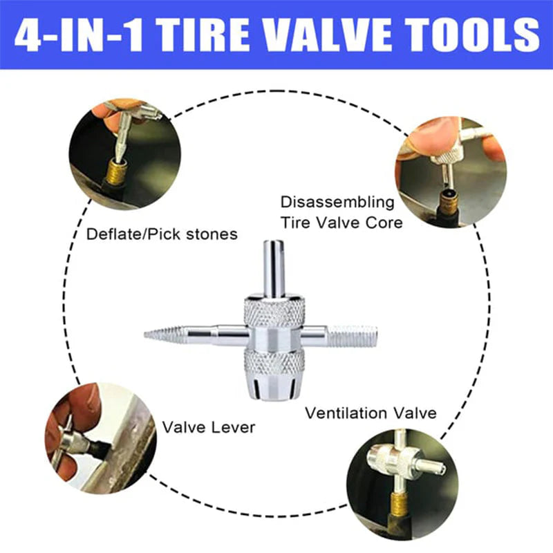 🔥Quick Change Car Tire Valve Tool Kit