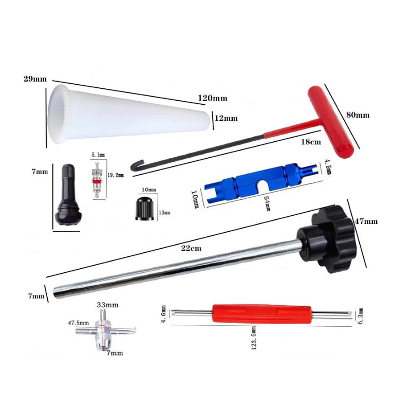 🔥Quick Change Car Tire Valve Tool Kit