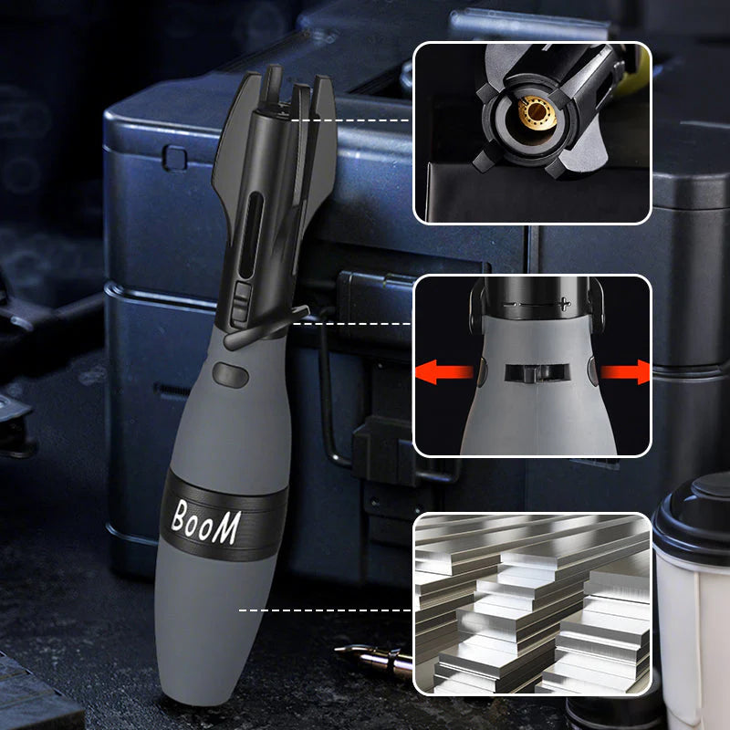 🚀Creative Rocket Fidget Lighter - Fun design and reliable flame✨