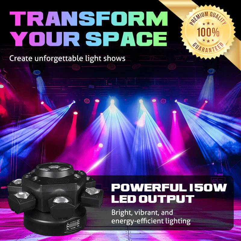 🔈✨⏰Multi-beam LED mood lighting