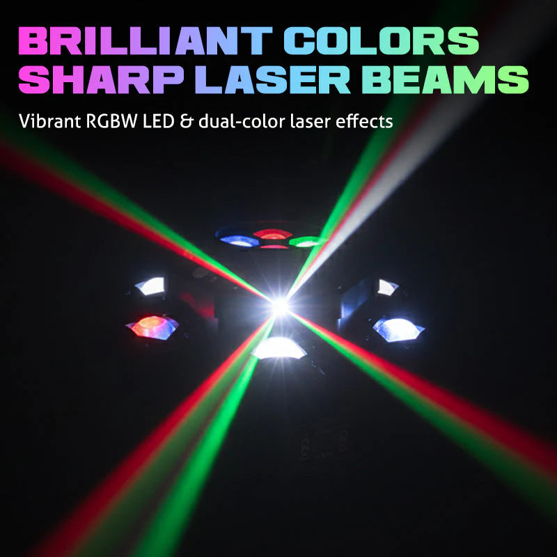 🔈✨⏰Multi-beam LED mood lighting