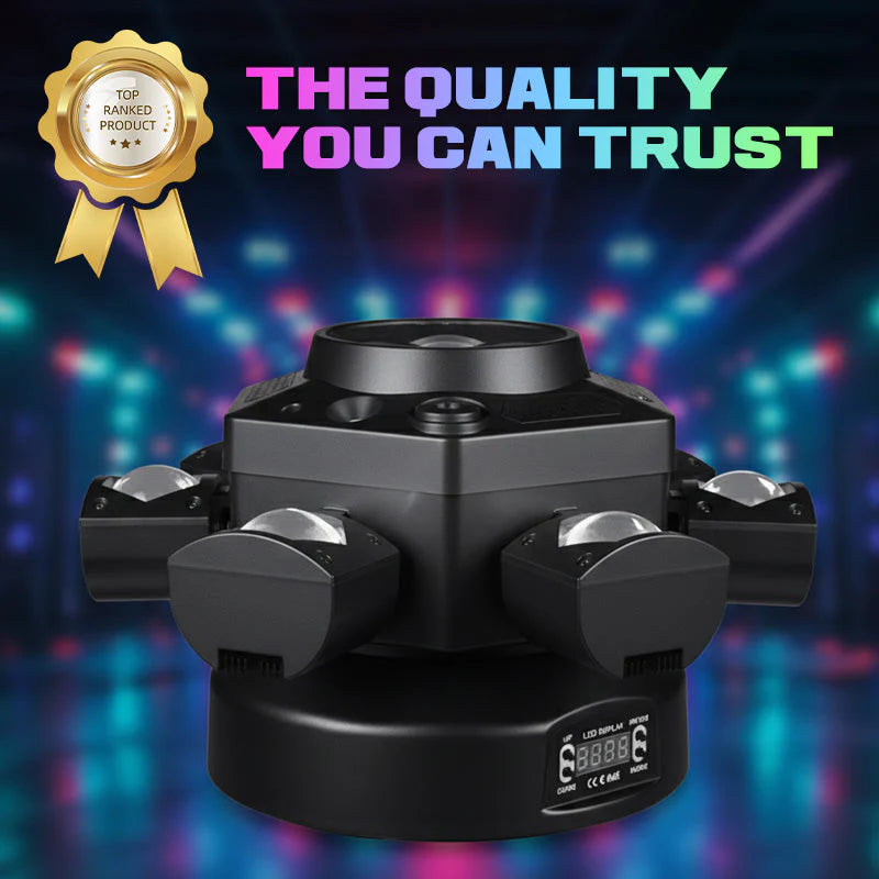🔈✨⏰Multi-beam LED mood lighting