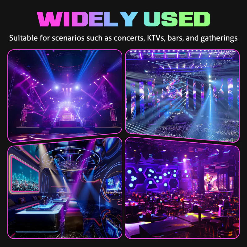🔈✨⏰Multi-beam LED mood lighting