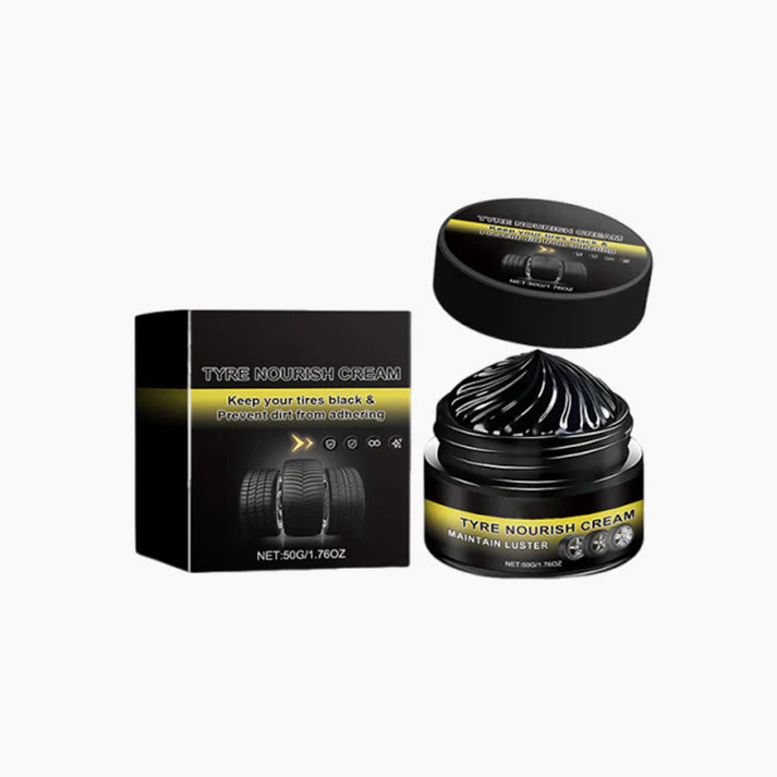 ✨ Tire wax – restores black gloss, blocks UV, repels dirt