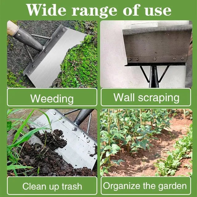 🔧 Strong Steel Multifunctional Cleaning Shovel – Sturdy Construction, Ergonomic Handle & Versatile for Indoor/Outdoor Use 🌿