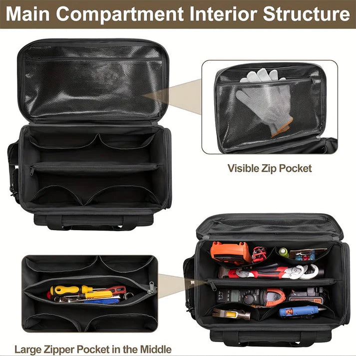 4-Inch Heavy-Duty Canvas Tool Bag