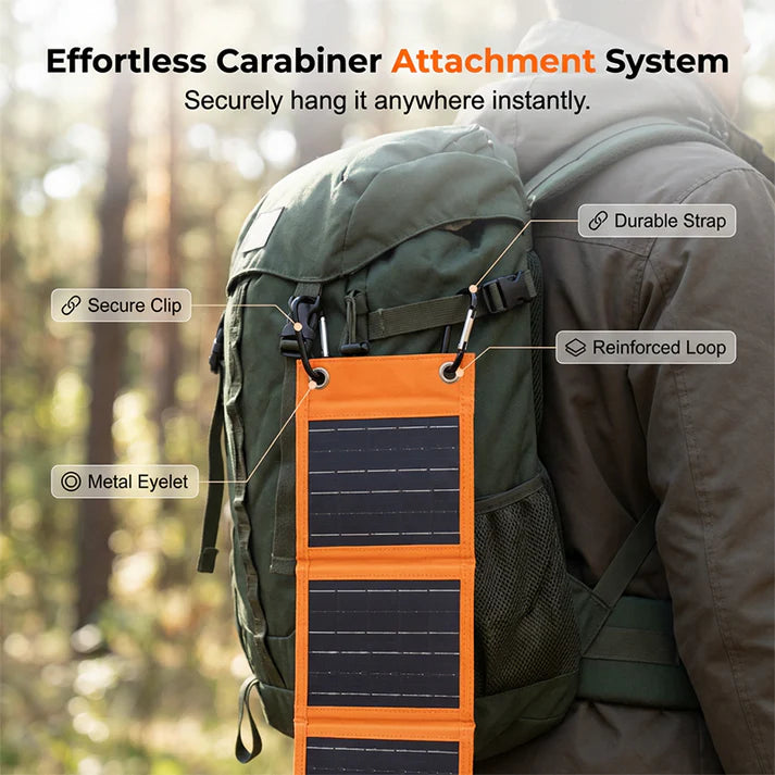 ✨Portable Solar Panel with USB Charging