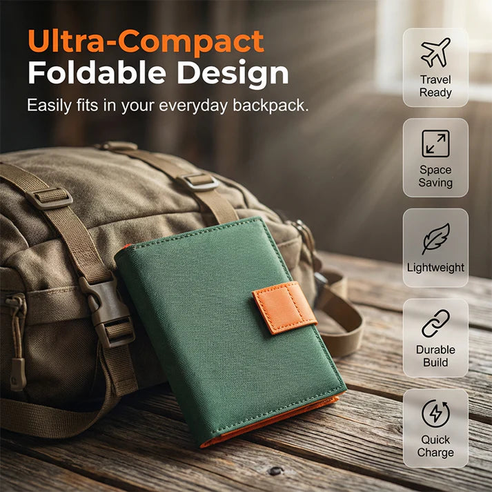 ✨Portable Solar Panel with USB Charging