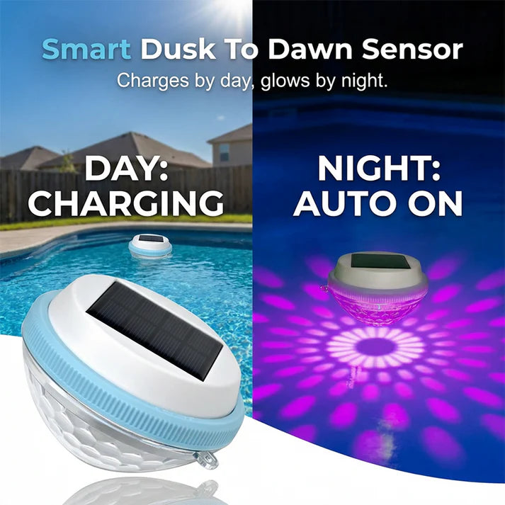 🏃‍♂️LED Solar Floating Pool Light