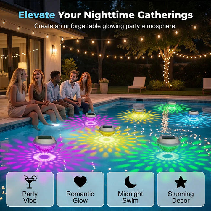 🏃‍♂️LED Solar Floating Pool Light