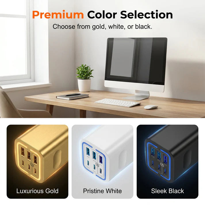 🎉 50W 6-Port USB C Wall Charger