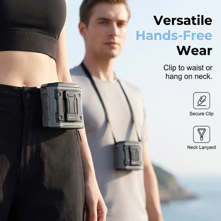 🌞 High-Speed Portable Waist Clip Cooling Fan