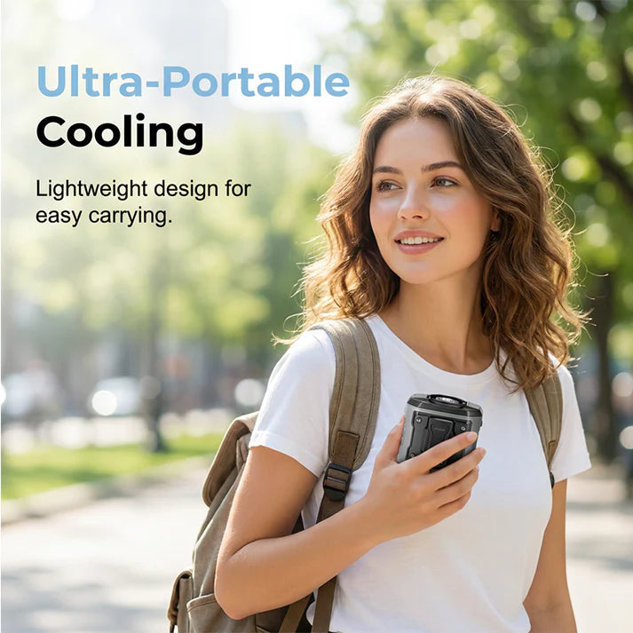 🌞 High-Speed Portable Waist Clip Cooling Fan
