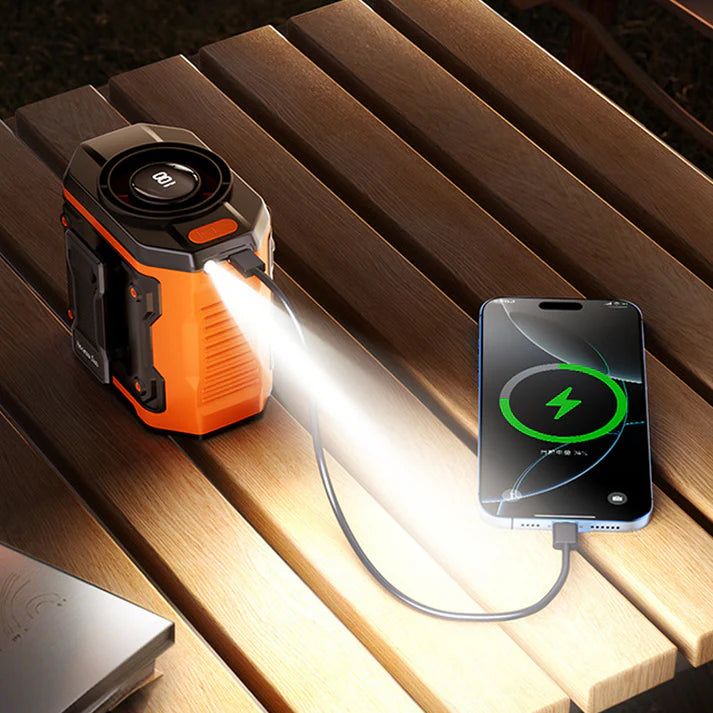 🌞 High-Speed Portable Waist Clip Cooling Fan