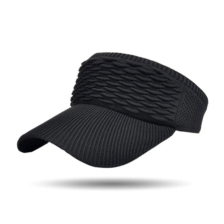 🕶️🌊🍹Chic Knit Sun Visor Hat – Lightweight & Airy, Adds a Sporty Touch to Any Outfit