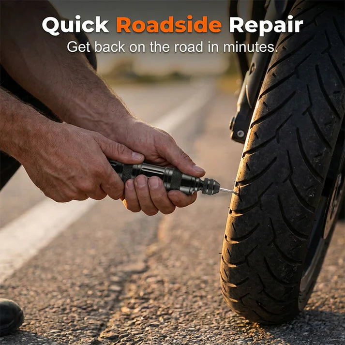 Tubeless Tire Repair Kit – Aluminum Case