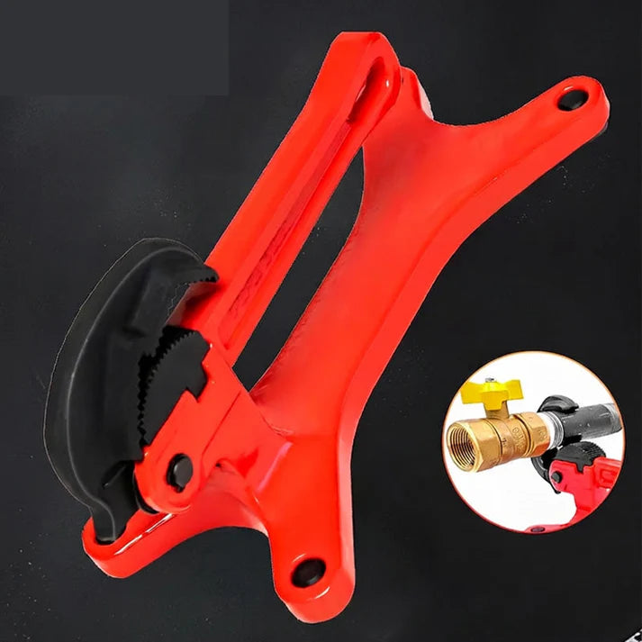 Portable Pipe Clamp with Self-Locking Mechanism – heavy-duty, lightweight, easy to use – ideal for pros & DIYers. 🛠️✨