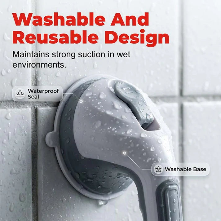 Drill-Free Suction Cup Grab Bar