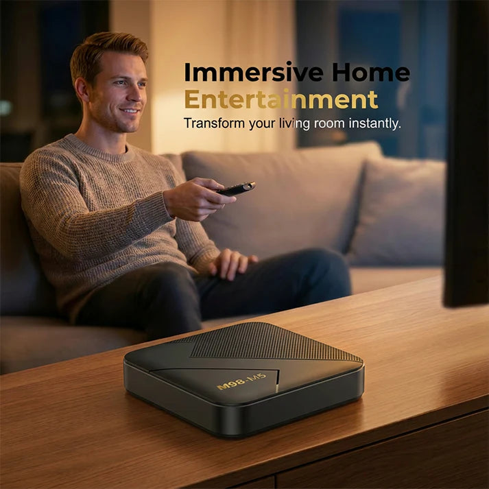 🍿 Smart Android TV Box with Bluetooth