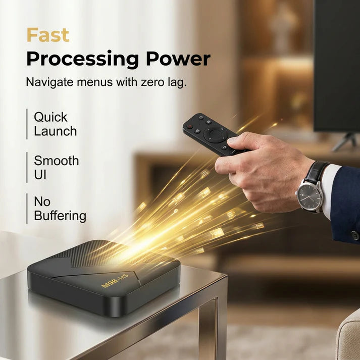 🍿 Smart Android TV Box with Bluetooth