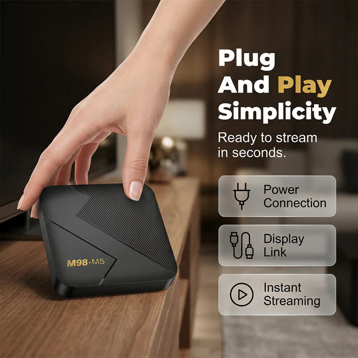 🍿 Smart Android TV Box with Bluetooth