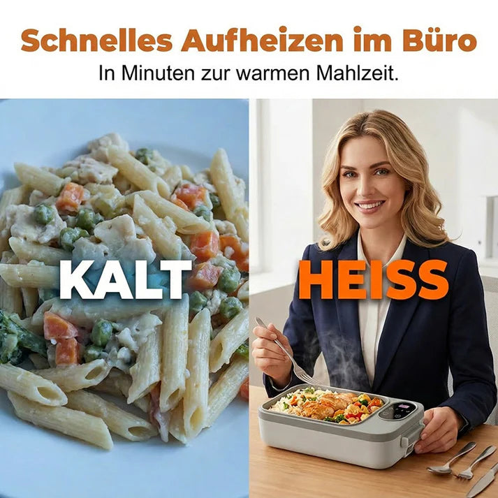 🍱⚡ Portable electric lunch box with self-heating 🔋🌡️